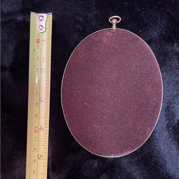 MCM Vintage Brass Framed Pressed Flowers - Picture 2 of 3